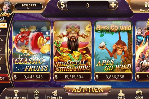 Hình ảnh các biểu tượng slot game may mắn