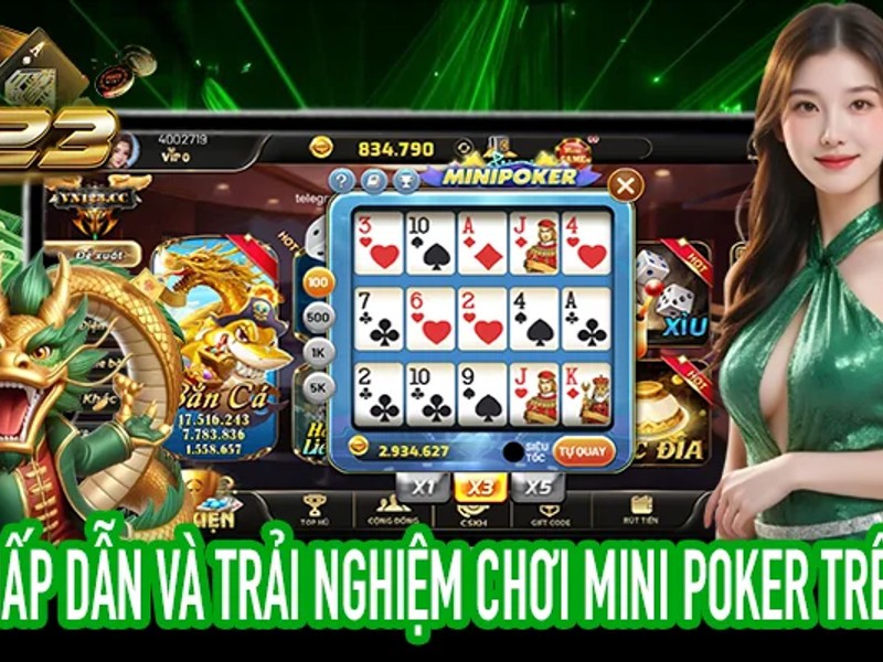 Người chơi poker đang suy nghĩ và đọc vị đối thủ